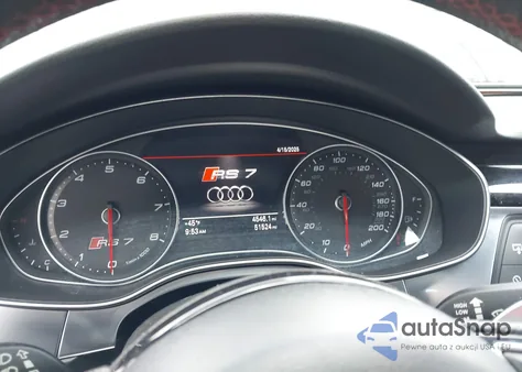 2015 Audi Rs 7 4.0T Prestige из США, поврежденный, VIN WUAW2AFC7FN900677